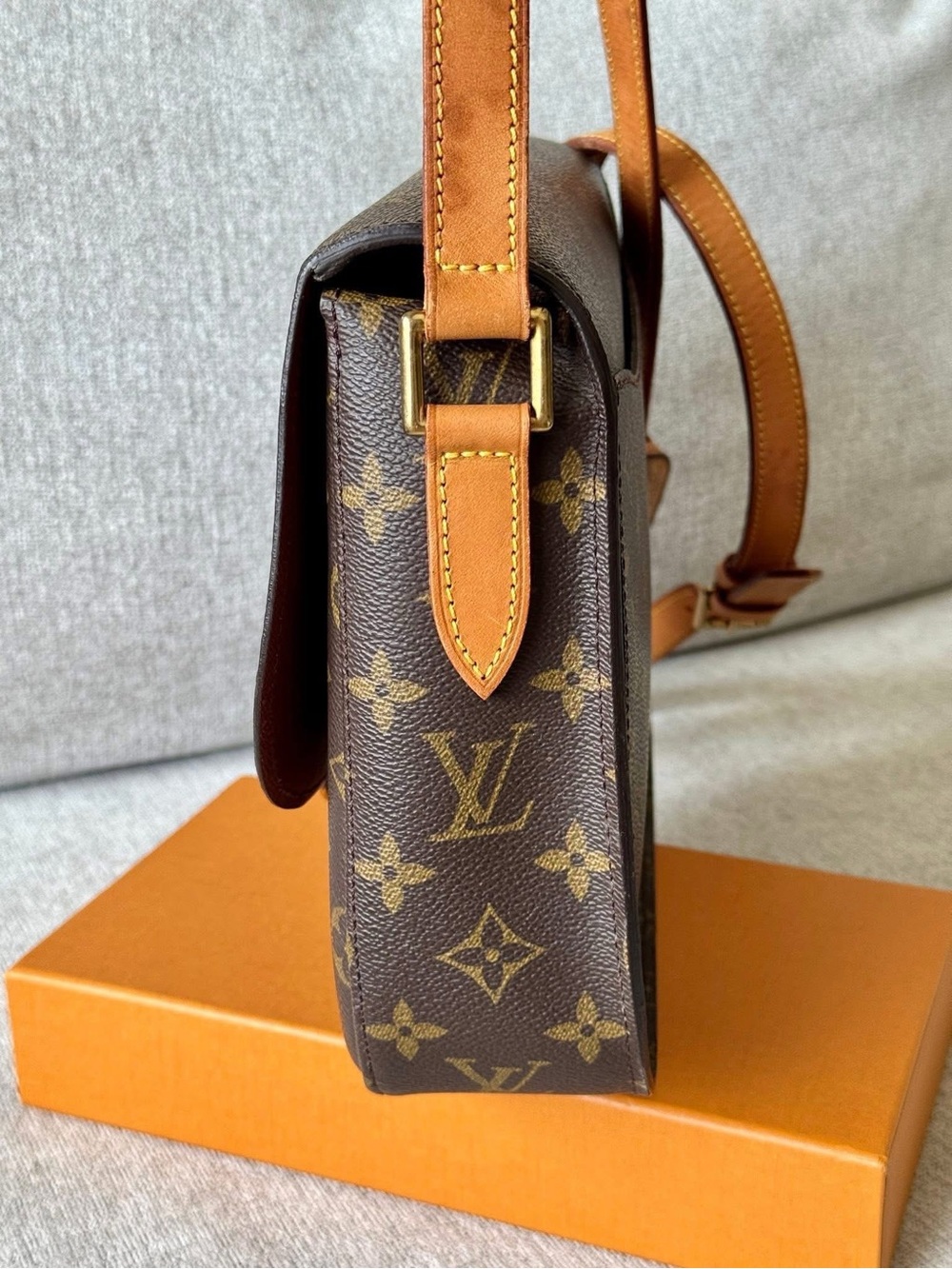 Louis Vuitton Monogram Canvas Saddle Crossbody with Vachetta Trim - Picture 5 of 16